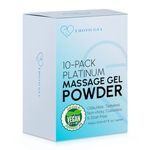 10 x Premium Massage Gel Powder | 5g Travel Sachet Makes 500ml/ 16.9 fl oz | Made in Japan Paraben & Glycerine Free