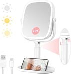 Lighted Makeup Mirror, 2600mAh Rech