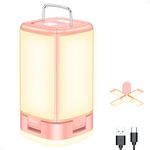 Camping Lantern Rechargeable, Blukar Camping Lights Lamp for Tent, 7 Light Modes - Super Bright 116 LED, 90°Adjustable Long Battery Life Outdoor Hanging Tent Light for Emergency-Grapefruit Color