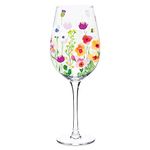 Abbott Collection Bee Garden Goblet-9.5"H