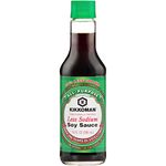 Kikkoman Less Sodium Soy Sauce - All Purpose Seasoning - Traditionally Brewed Less Sodium Soy Sauce with The Same Great Flavor - 296 mL