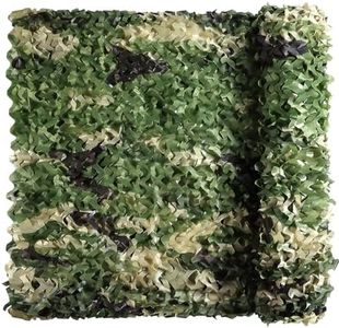 iunio Camo Netting Camouflage Netting, Camo Net Bulk Roll Camouflage Mesh Nets for Hunting Blind Deer Stand Military Party Decorations Sunshade Shooting (19.68ft*19.68ft/6m*6m, US 5 Color Woodland)