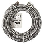 HQRP Universal Premium Braided Stainless Steel Refrigerator/Ice Maker Hose with 1/4" Comp by 1/4" Comp Connection, 1.8m Burst Proof Water Supply Line