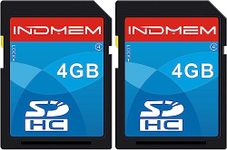 2 Pack SD Card 4GB SDHC Class 4 Flash Memory Card 4 GB Digital Camera Cards