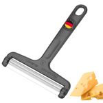 Westmark Cheese Slicer with Roller and Cutting Wire, Adjustable Cutting Thickness, Stainless Steel/Aluminium, Rollschnitt, Anthracite, 7100227Z