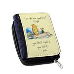 How Do You Spell Love? You Don't Spell It The Pooh Quotes Women’s Denim Coin Wallet, Girls Purse, Gift Purse Wallet, Stags Purse Birthday Gift.