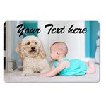 Personalised Photo and Text Wallet/Purse Keepsake Card. Fully Customisable. 85mm x 55m Aluminium