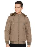 Qube By Fort Collins Men's Parka Coat (BC680AZ_Camel