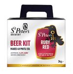 St Peters Brewery Homebrew Ruby Red Ale Beer Kit makes 40 pints