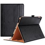 ProCase for iPad 9.7 Case (Old Model) 2018 iPad 6th Gen/ 2017 iPad 5th Generation, Stand Folio Cover Leather Case for iPad 9.7 inch, Also Fit iPad Air 2 / iPad Air 1 -Black