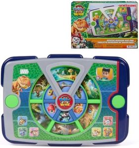 PAW Patrol The Dino Movie Rescue Mission Pup Pad Interactive Toy | Electronic Handheld Pad, Dials Select 18 Unique Missions, Authentic Lights & Sounds, Toys for Kids Ages 3 and Up