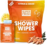 Super Fresh Shower Wipes Large Citr