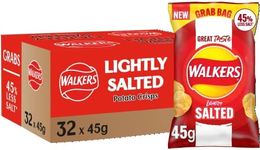 Walkers Less Salt Lightly Salted 45