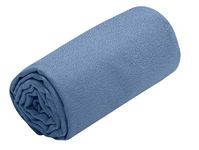 Sea to Summit - Airlite Microfibre Towel L - Bath Towel - Ultra Absorbent & Quick Dry - Ultra-Lightweight - Tiny Pack - For Travel & Backpacking - 60 x 120cm - Moonlight Blue - 67g