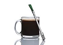 JoGo - Portable Coffee and Tea Brewing Straw - Reusable Coffee Maker Made of Stainless Steel with Single Serve Strainer - Filter Function for Hot and Cold Brew - Ideal for Coffee and Loose Leaf Teas