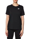 NIKE Women's W NSW TEE Club T-Shirt, Black, L