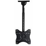 VideoSecu LCD TV Monitor Ceiling Mount Fits Most 23"-37" LCD LED Flat Panel Display with VESA 200/200x100, Fit Flat and Vaulted Ceiling Mount, and Wall Mount ML406AB 1LH