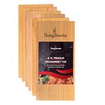 TastySmoke® Premium Cedar Wood Board for Grilling - 100% Natural Product Made from Western Red Cedar - Cedar Wood Grill Boards in Value Pack of 6 - Reusable Several Times