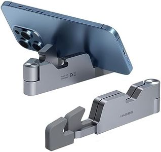 Hagibis Soporte para teléfono Celular para Escritorio, 4 en 1, Plegable, de Aluminio, portátil, con abrebotellas, abrebotellas, Regla para iPhone 15, 14, 13, 12, 11 Pro MAX, Samsung Galaxy