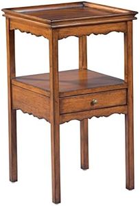 Hekman Furniture Primitive Chairside Table – Special Reserve Finish, Select Solids & Veneers, Storage Drawer, Lower Shelf, Traditional Home Furniture, Living Room End Table