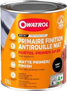 rustol primer ap60 0.75l-noir