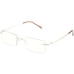 DEXENT COLLECTION Blue Cut Zero Power Rimless Spectacles with Anti-Glare For Eye Protection From UV by Computer Tablet Laptop Mobile (Unisex)