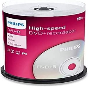 Philips Dvd+r 4.7GB - Confezione da 100