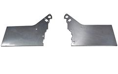 ICT Billet LSX Front Engine Plate 2 piece Aluminum Chevy Solid Motor Mount Block LS LS1 551803