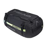 HEAD Gravity r-PET Tennis Duffle Bag, 12 Racquet (Black/Mix)