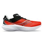 Saucony Men's Kinvara 14 Sneaker, Infrared/Black, 7