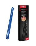 GBC IbiClick Binding Spine 34R 12.0mm with 95 Sheet Capacity, A4 Blue (Box of 50)