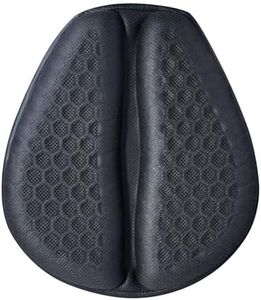 Motorcycle Gel Seat Cushion,Motorcycle Gel Seat Cushion with Seat Cover, 3D Honeycomb Structure, Gel Seat Cushion,Motorbike Accessories Suitable for Long Distance Cycling