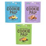 Cookie PAL Variety Pack Biscuits, Human Grade Dog Treats, 300g (Pack of 3) Non GMO, Organic