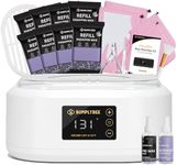 BUMPLYBEE Paraffin Wax Machine for Hand and Feet, 3500ml Hand Wax Paraffin Machine with 8 Pack Lavender Paraffin Wax, Hand Paraffin Wax Machine Paraffin Bath Set, Non-Greasy Hot Foot Wax Paraffin Kit