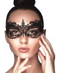 Women's Sexy Lace Masks Venetian Masquerade Ball Party Mask Black Soft Lace Eye Protection