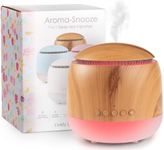 Aroma-Snooze Aromatherapy Diffuser - Sleep Aid Humidifier & Sound Machine for Peaceful Sleep | 7-in-1 Functionality, Purified Mist for Fresh Air, with Soothing Sounds, Scents & Calming Colours