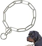 Cozy Puppies Choke Check Chain Dog Collars Fur Saver Training Long Link Chrome Plated Choker 65cm