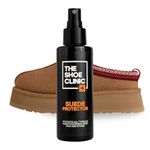 Shoe Clinic Suede Protector Spray for Suede & Nubuck Leather | Stain, Dirt & Rain Water Protection | Waterproof Shoe Protector Spray for Shoes, Boots & Trainers | 125ml