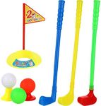 Homoyoyo Golf Set, Plastic Golf Clubs Set Golf Kit, Golf Game, Early Educational Golf Set for Indoor and Outdoor Fun Sports