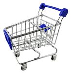 yueton Mini Shopping Cart Supermarket Handcart Utility Mode Storage Toy
