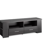 Sonax TBR-101-B Bromley 60-Inch TV/Component Bench in Ravenwood Black