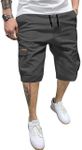 JMIERR Mens Casual Twill Cargo Shor