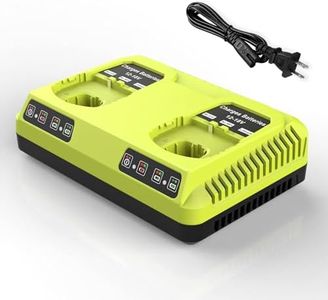 Powilling P117 Replacement for Ryobi 18V Battery Charger, Dual Chemistry 12-18V Charger for Ryobi Battery P100 P101 P102 P103 P105 P107 P108 P200