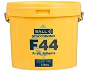 F BALL - F44 - Vinyl & PVC Backed Carpet Acrylic Adhesive (1ltr)