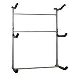 Sparehand Hybrid Kayak/SUP Heavy Duty Freestanding Storage Rack - 3 Tier Kayak Storage Rack - Garage Storage for Fishing Kayaks