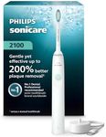 Philips Sonicare 2100 Power Toothbrush, Rechargeable Electric Toothbrush, White Mint HX3661/04