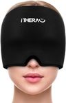 iTHERAU Headache Relief Hat & Migraine Cap, Migraine Ice Head Wrap Cold Compress, Stretchable Snug Headache Cap for Migraine Mask for Puffy Eyes, Tension, Sinus & Stress Relief