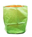 Bio Blooms Agro India Pvt.Ltd. 36X36Inch HDPE Plant Grow Bags for Terrace Gardening | 1 Piece | Green & Orange Color | Outdoor Use