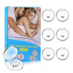 Anti Snoring Devices (6 Pack), Silicone Magnetic Stop Snoring Solution, Comfortable & Professional Anti Snoring Nose Clip for Men and Women