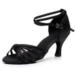 Women's Latin Dance Shoes Open Toe Tango Waltz Social Dance Party Dance Practice Performance Shoes